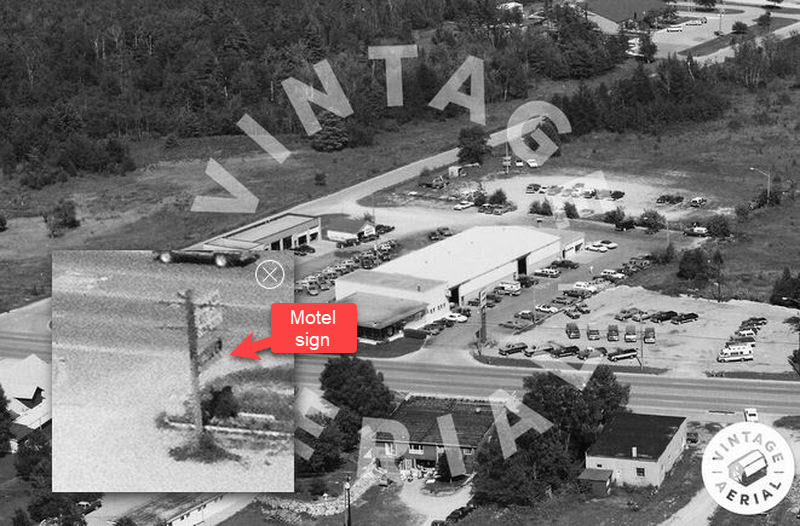 Twin Acres-19th Hole - Blow Up Of Motel Sign (newer photo)